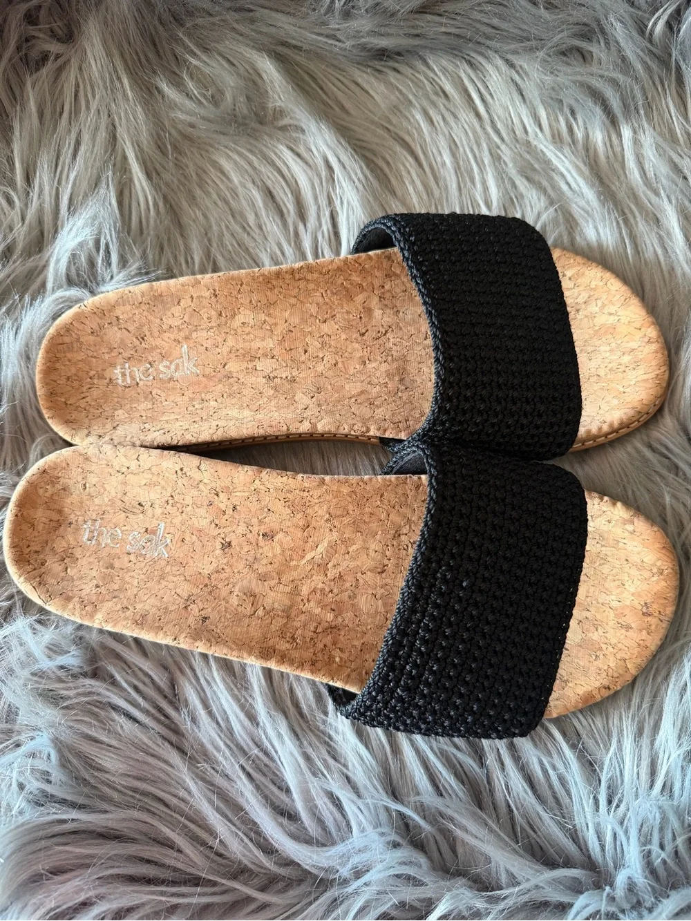 *NWOT* The Sak crochet slides (Women’s size 9)